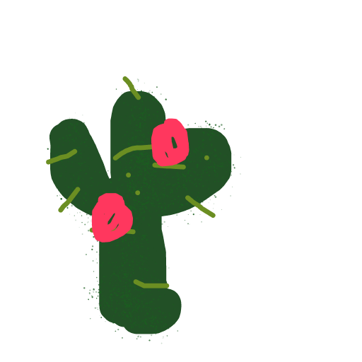 Cactus drawing by ami-loves-doodles