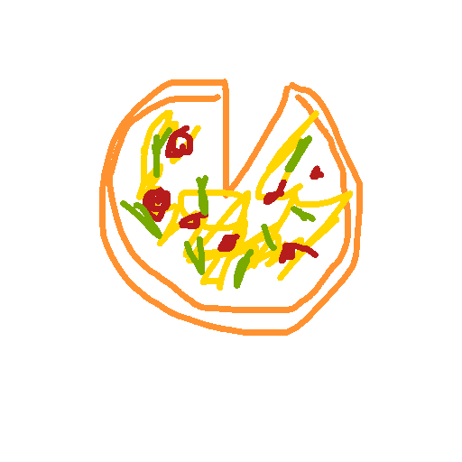 Pizza drawing by light-wild-tower