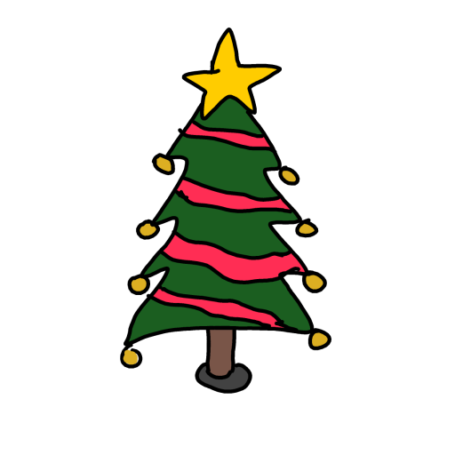 XMas Tree drawing by conn0rr