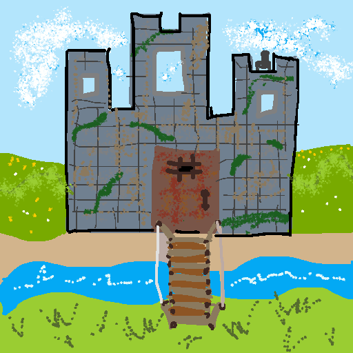 Castle drawing by color-olive-web