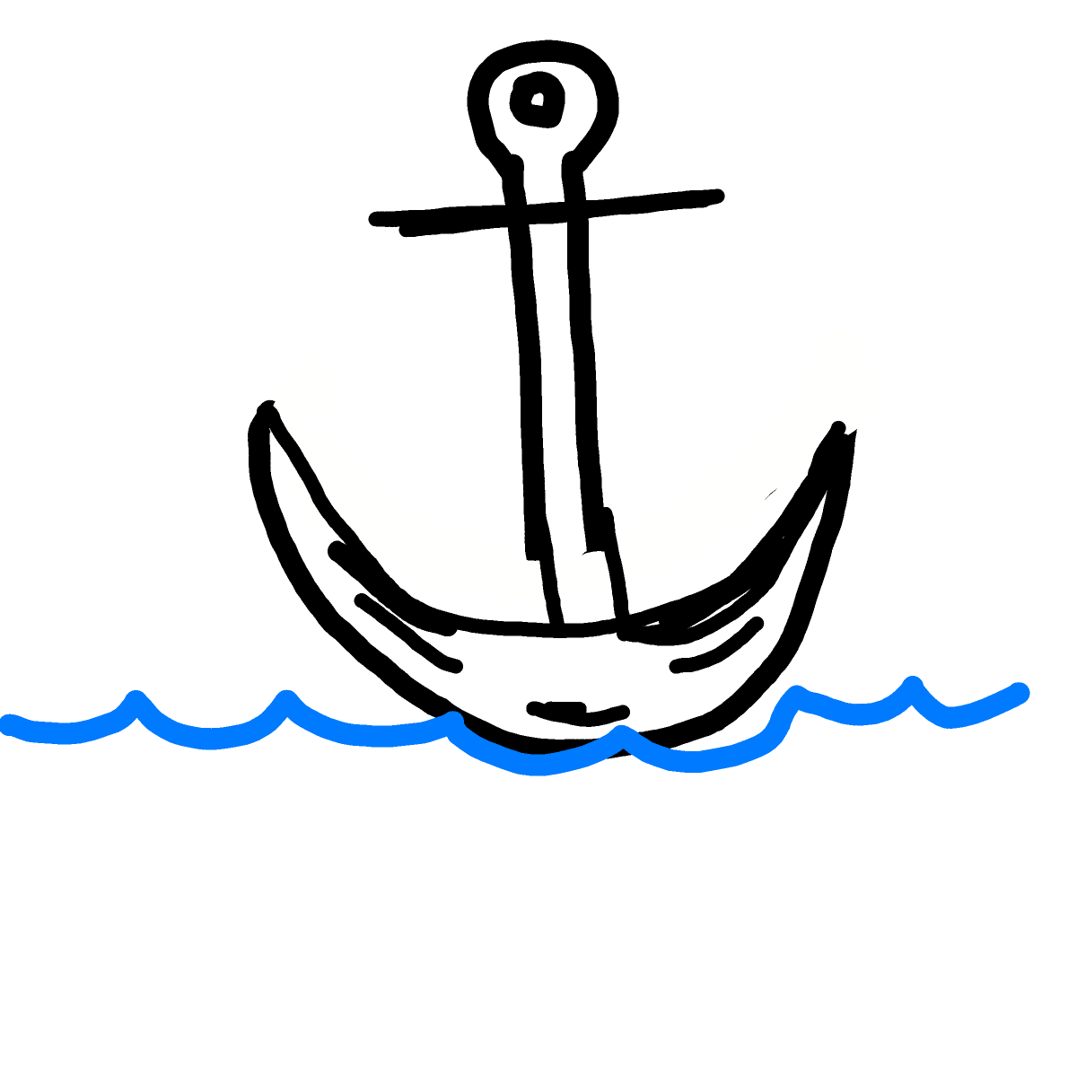 Anchor drawing by manders