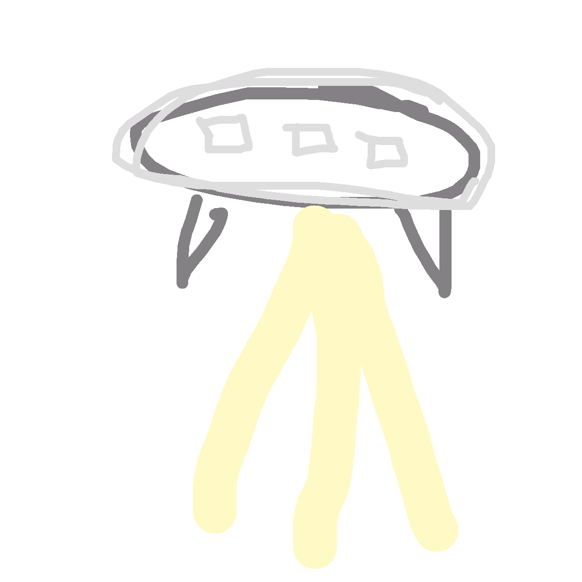 Alien drawing by newbie-tryin