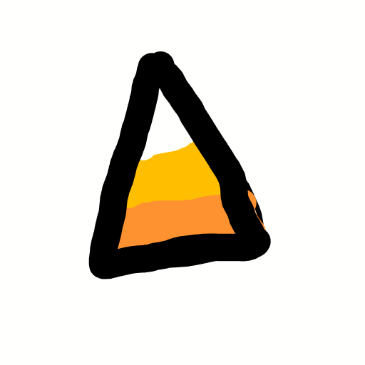 Candy Corn drawing by sun-rose-drive
