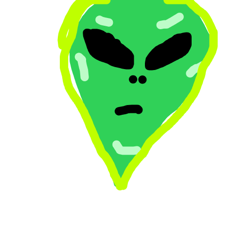 Alien drawing by parkalini
