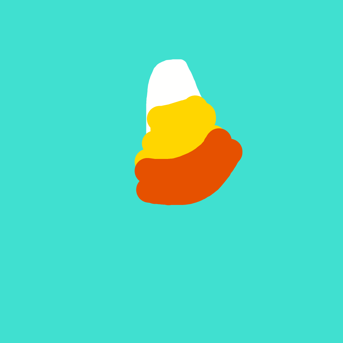 Candy Corn drawing by nice-draw-designer