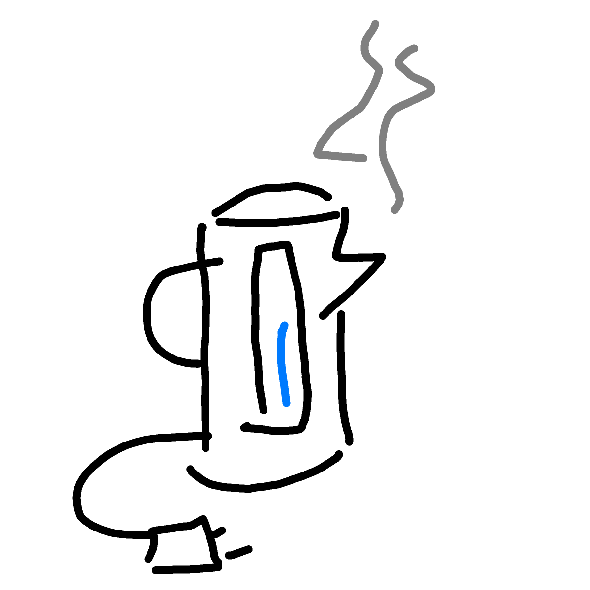 Kettle drawing by grape-hard-shield