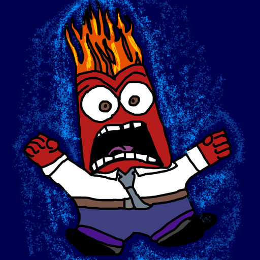 Anger drawing by monthra