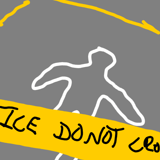 Crime Scene drawing by Guardianoflives