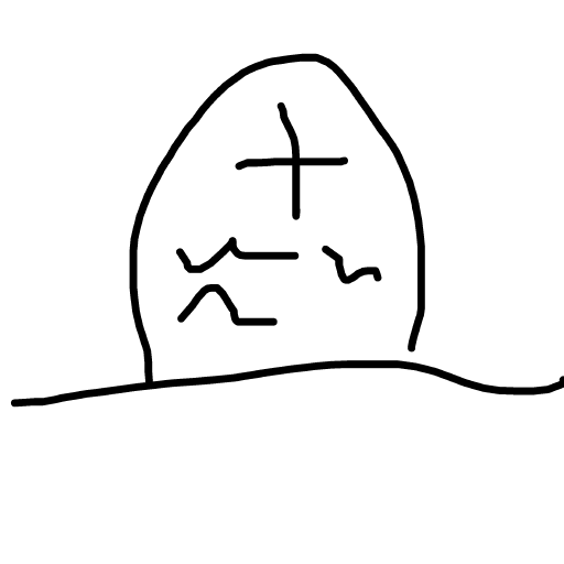 Gravestone drawing by hades