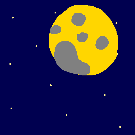 Moon drawing by grand-bold-peak