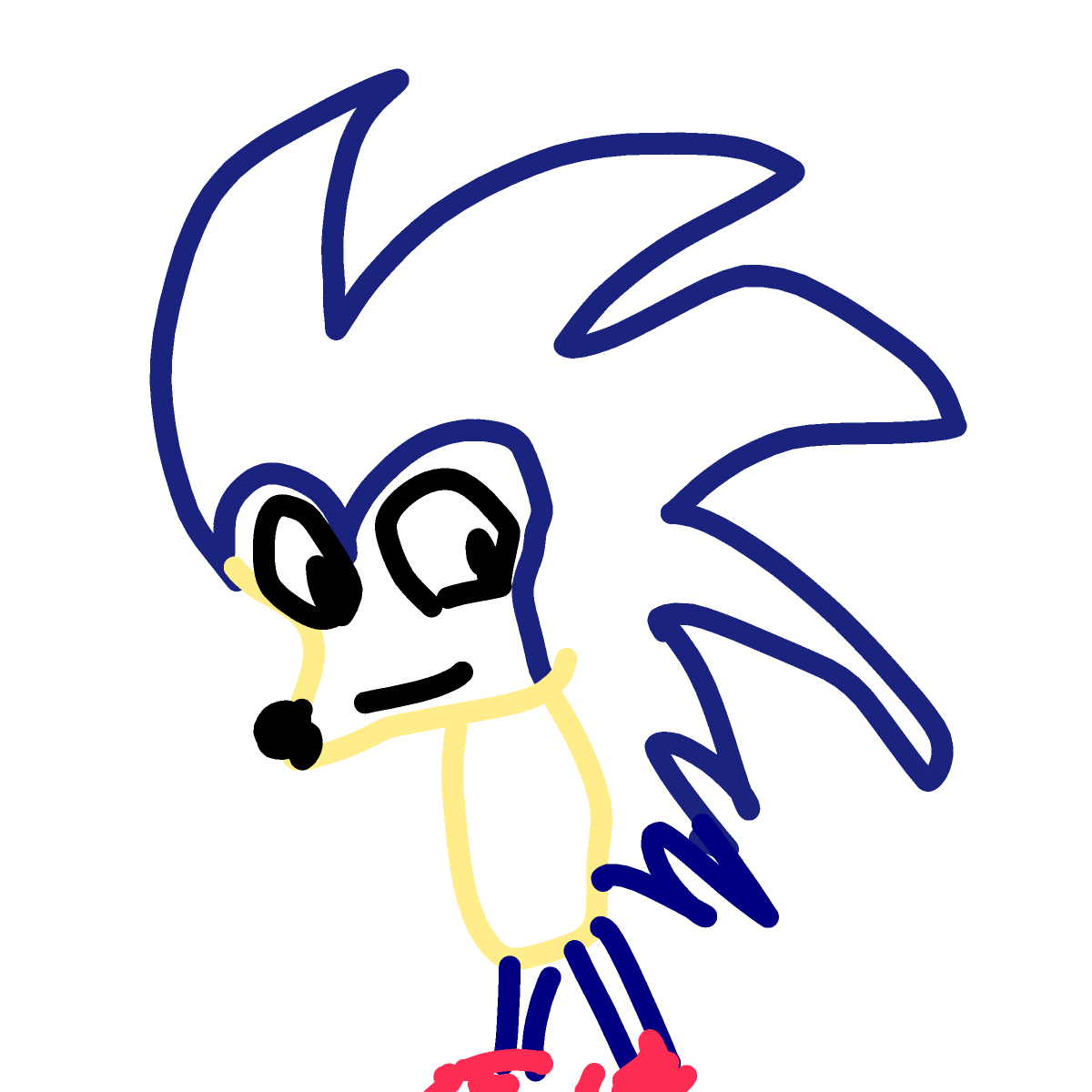Sonic drawing by XP5D