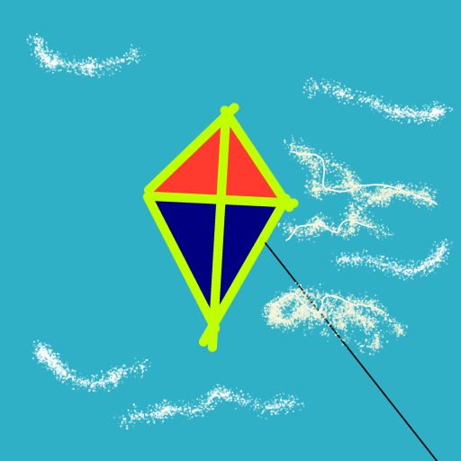 Kite drawing by Bri3