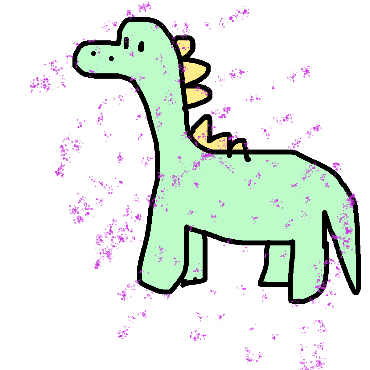 Stegosaurus drawing by kboyce
