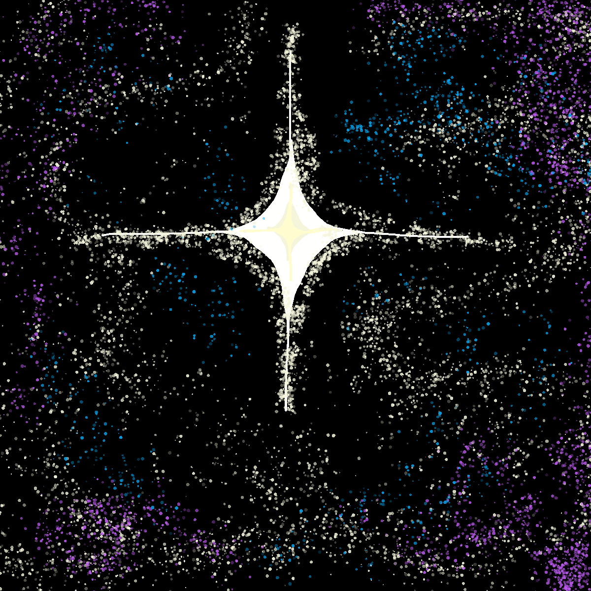 Star drawing by nammy