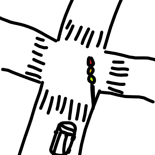 Stoplight drawing by sonic-bold-major