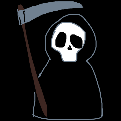 Grim Reaper drawing by kikiluvs