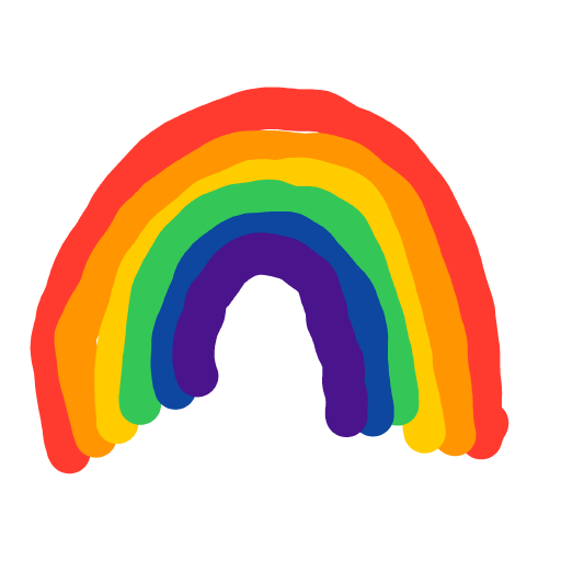 Rainbow drawing by Toni27
