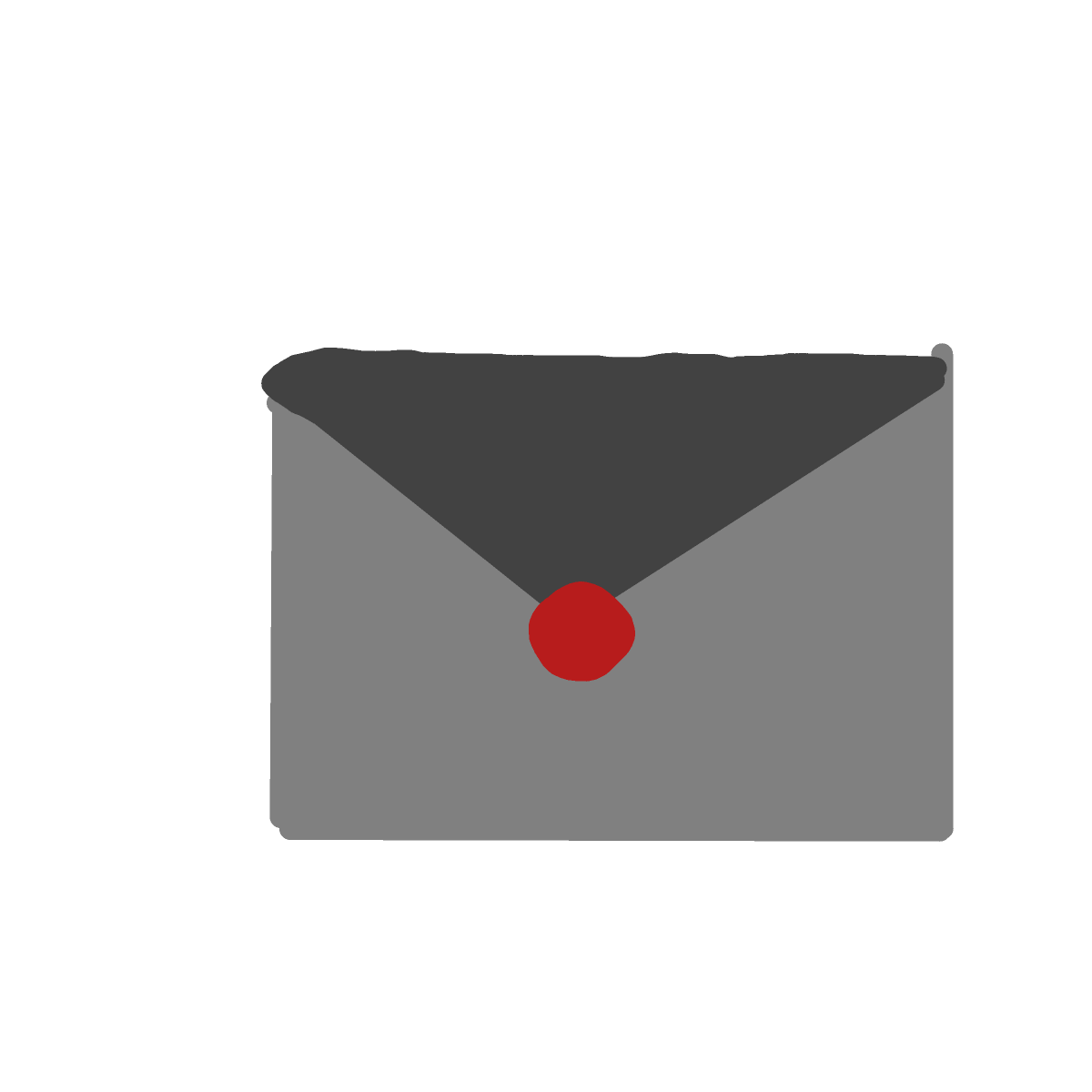 Envelope drawing by solid-plus-peak
