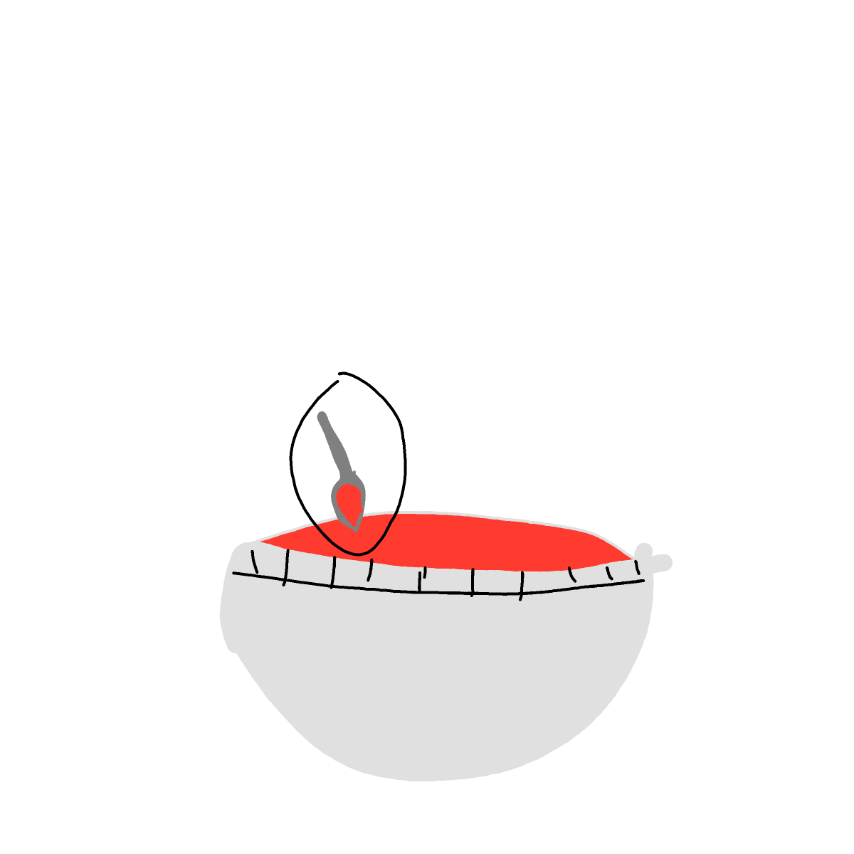 Spoon drawing by Cwis448