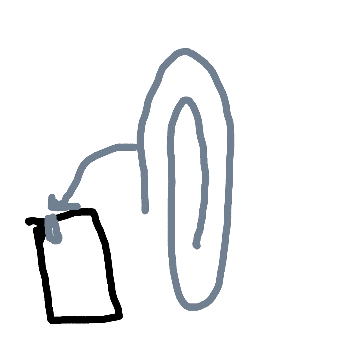 Paperclip drawing by clay-mega-force