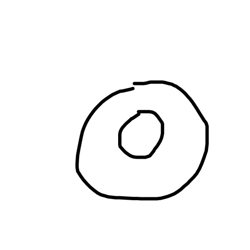 Donut drawing by bia