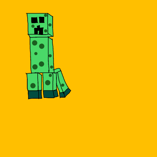 Creeper drawing by krissywissy