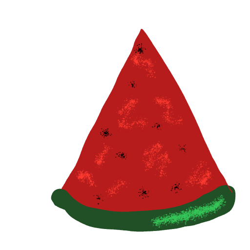 Watermelon drawing by Shandi