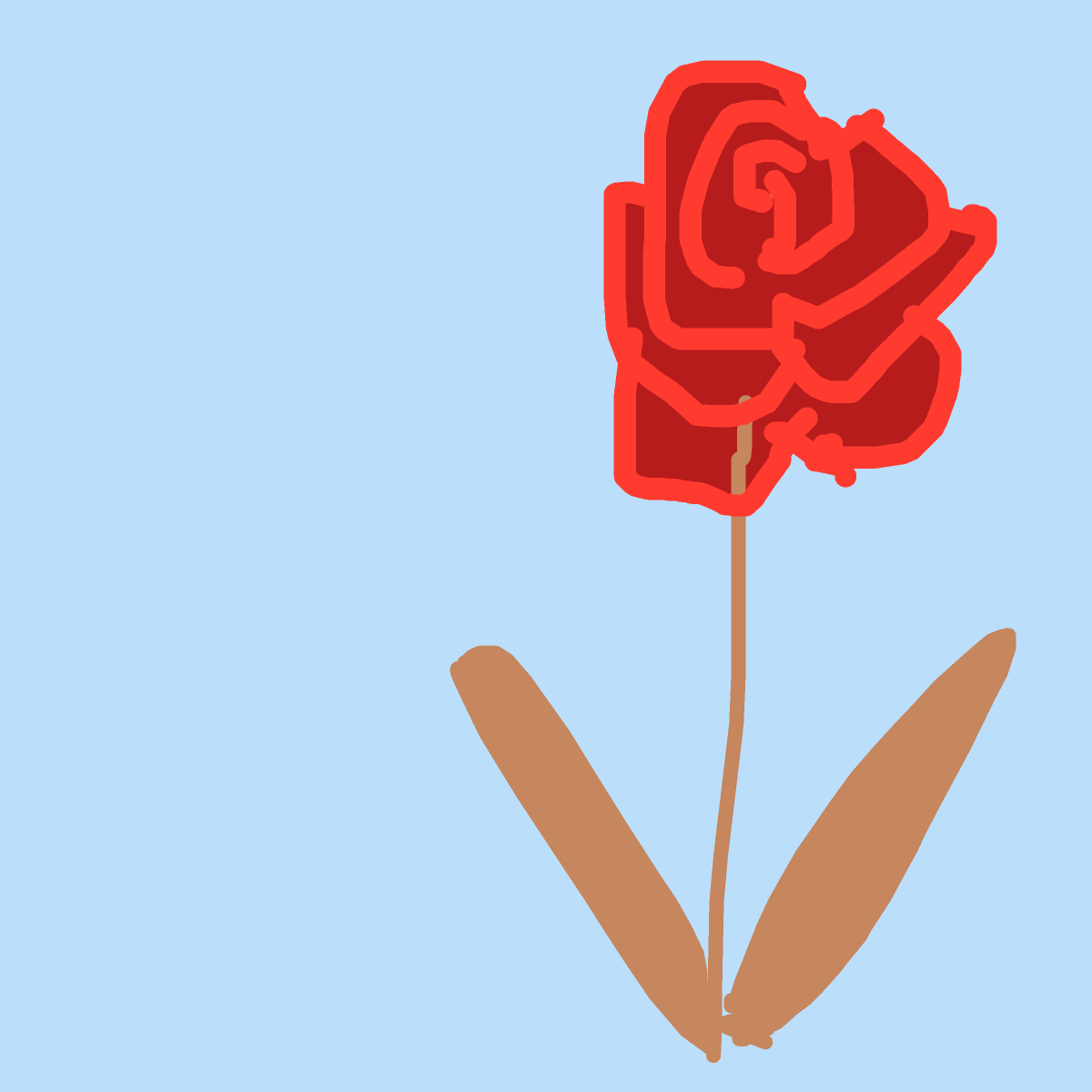 Rose drawing by vivid-moon-code
