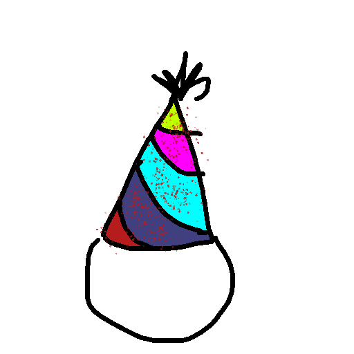 Party Hat drawing by nammy