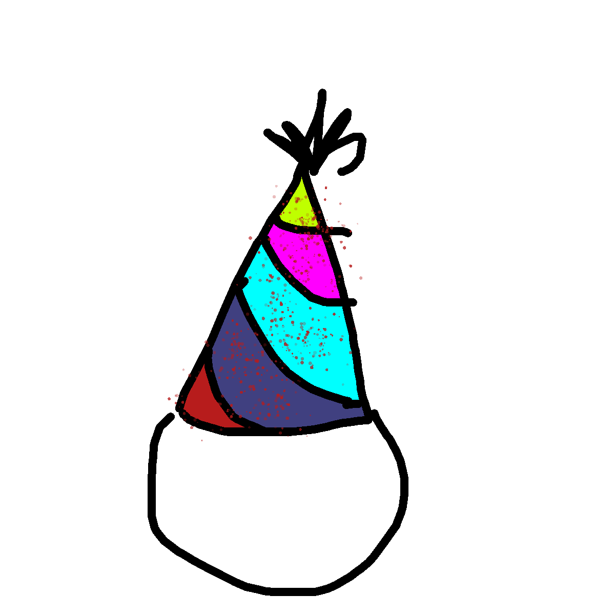 Party Hat drawing by nammy