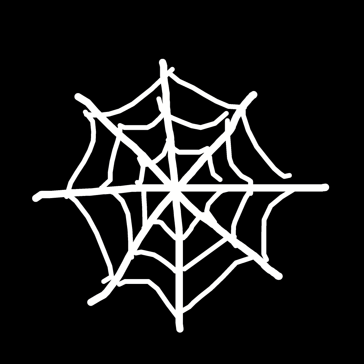 Spider Web drawing by draw-yo-mama