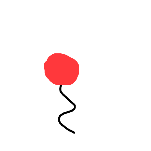 Balloon drawing by rose
