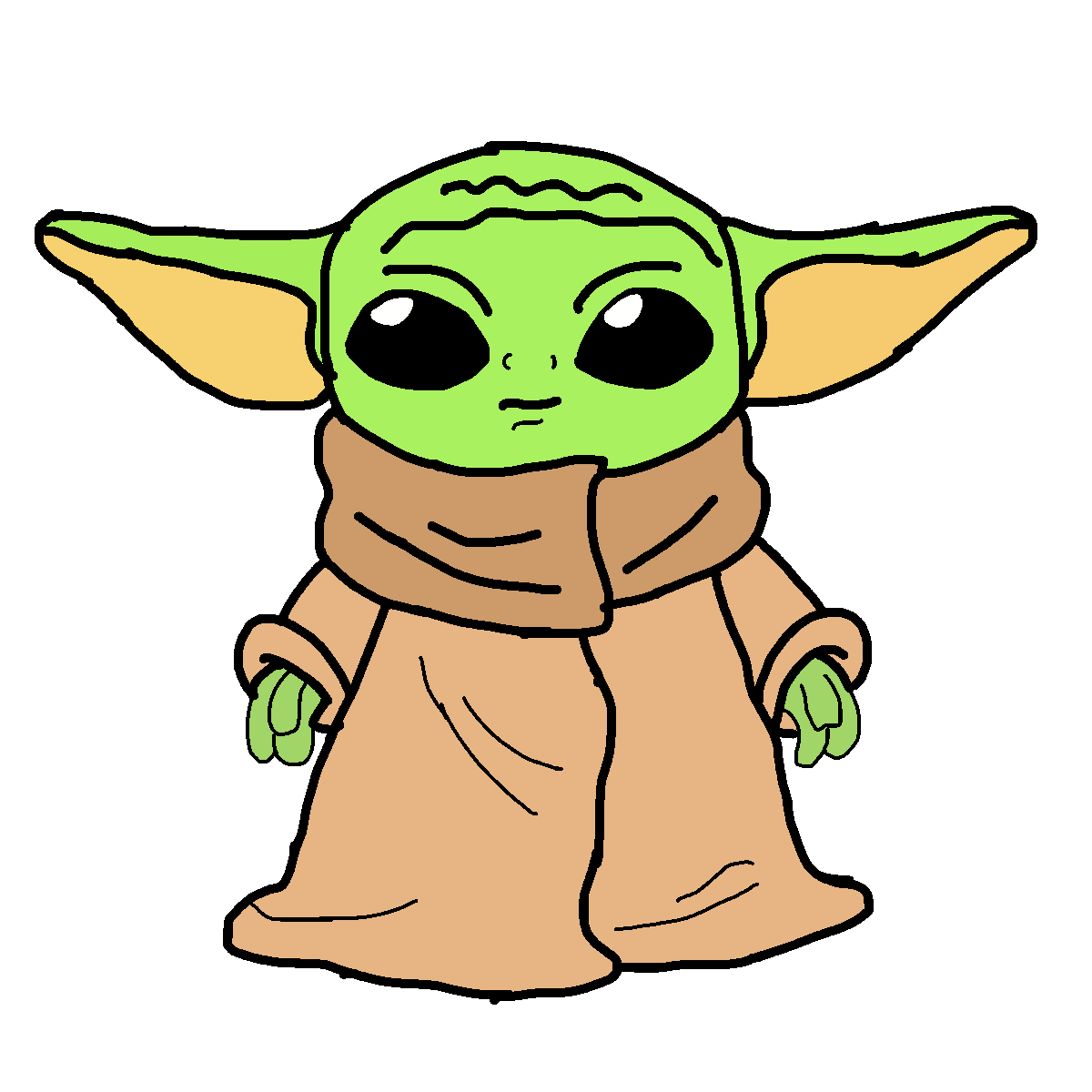 Yoda drawing by kyle