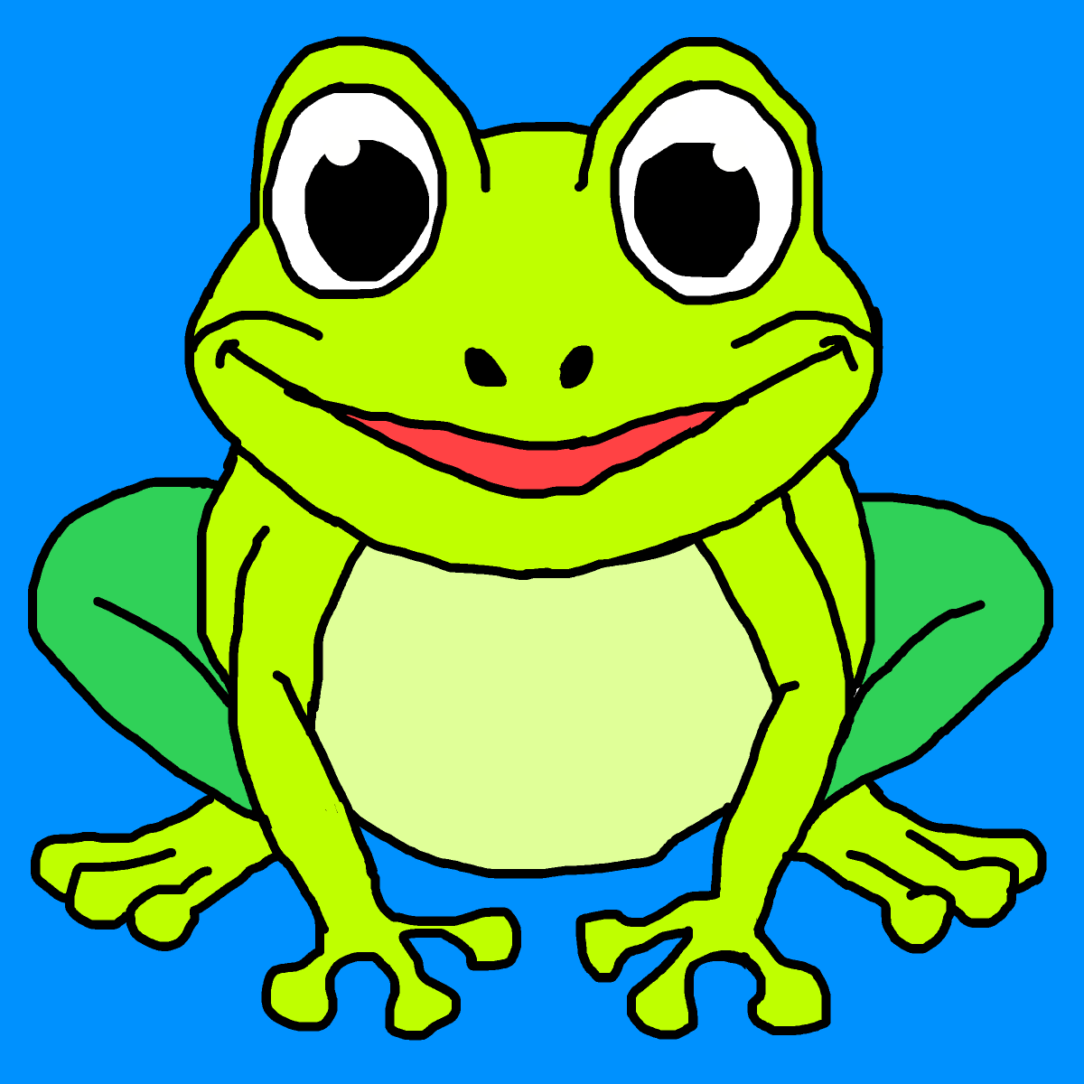 Frog drawing by carla