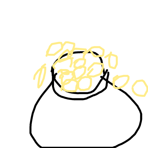 Pot of Gold drawing by maite