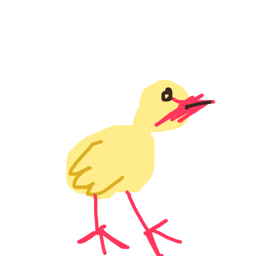 Duck drawing by ami-loves-doodles