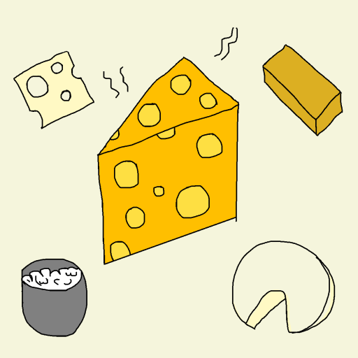 Cheese drawing by krissywissy