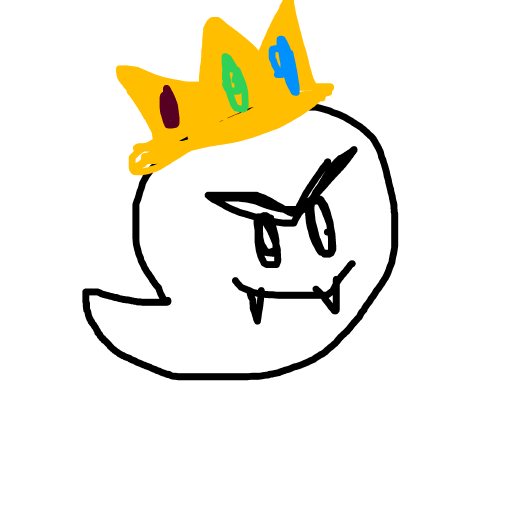 King Boo drawing by fine-happy-soul