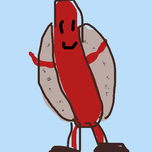Hotdog drawing by krissywissy