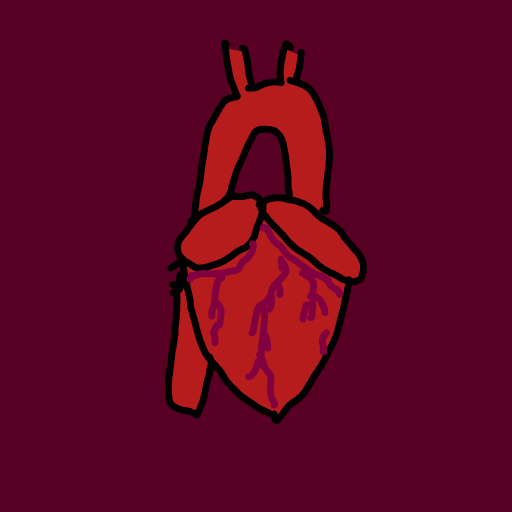 Heart drawing by Guardianoflives