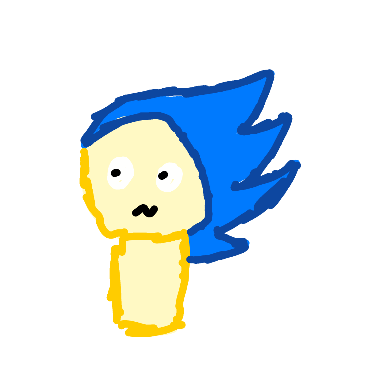 Sonic drawing by GhoulBeing