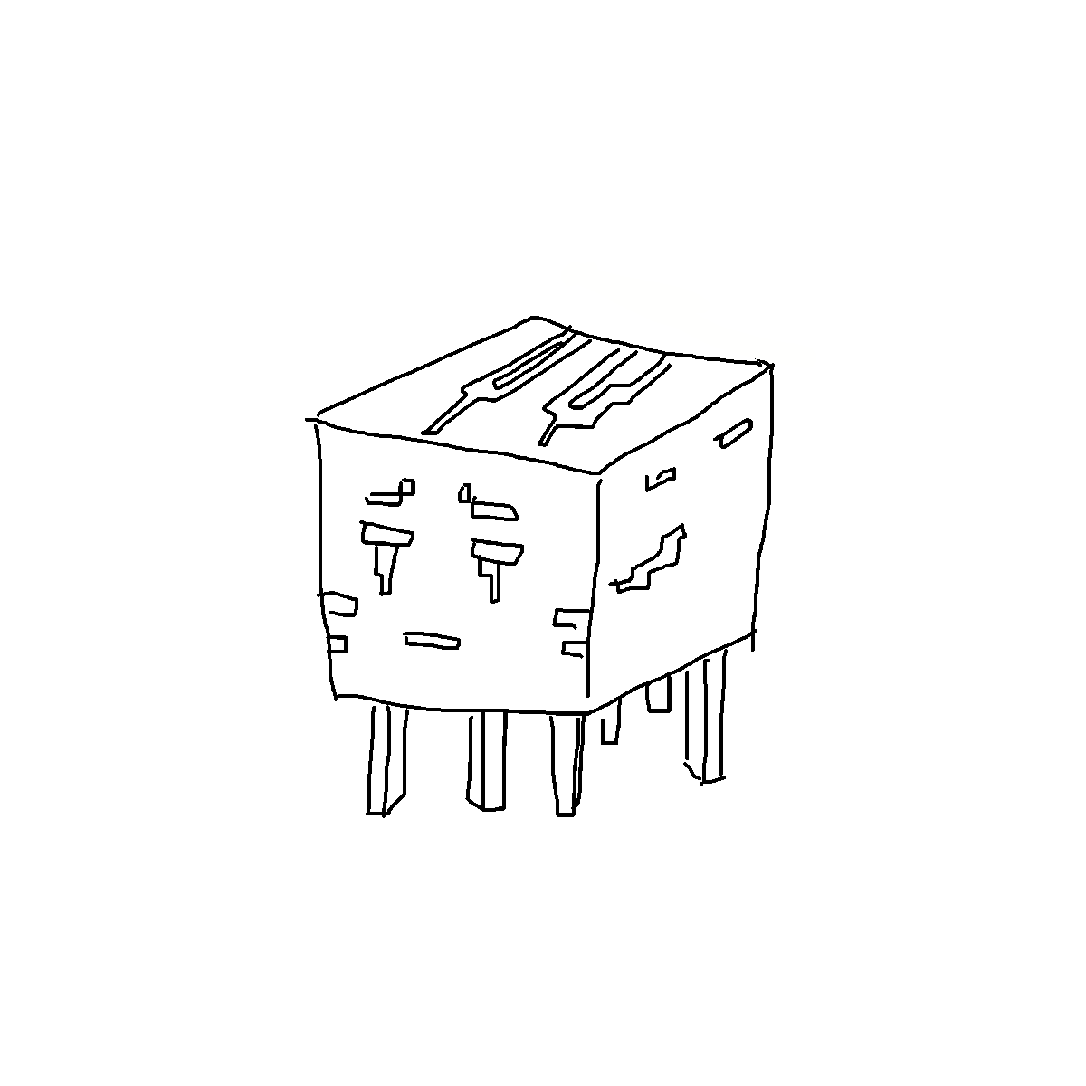 Ghast drawing by nammy
