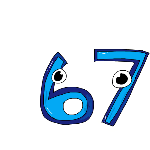 Six Seven drawing by wave-cool-pride