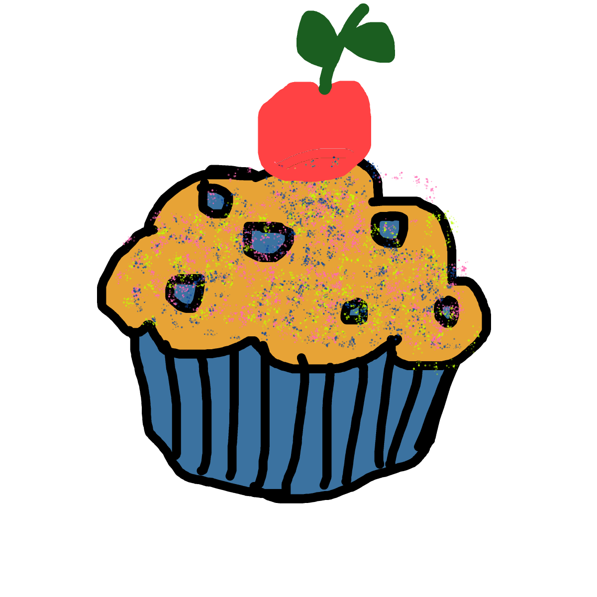 Muffin drawing by elian