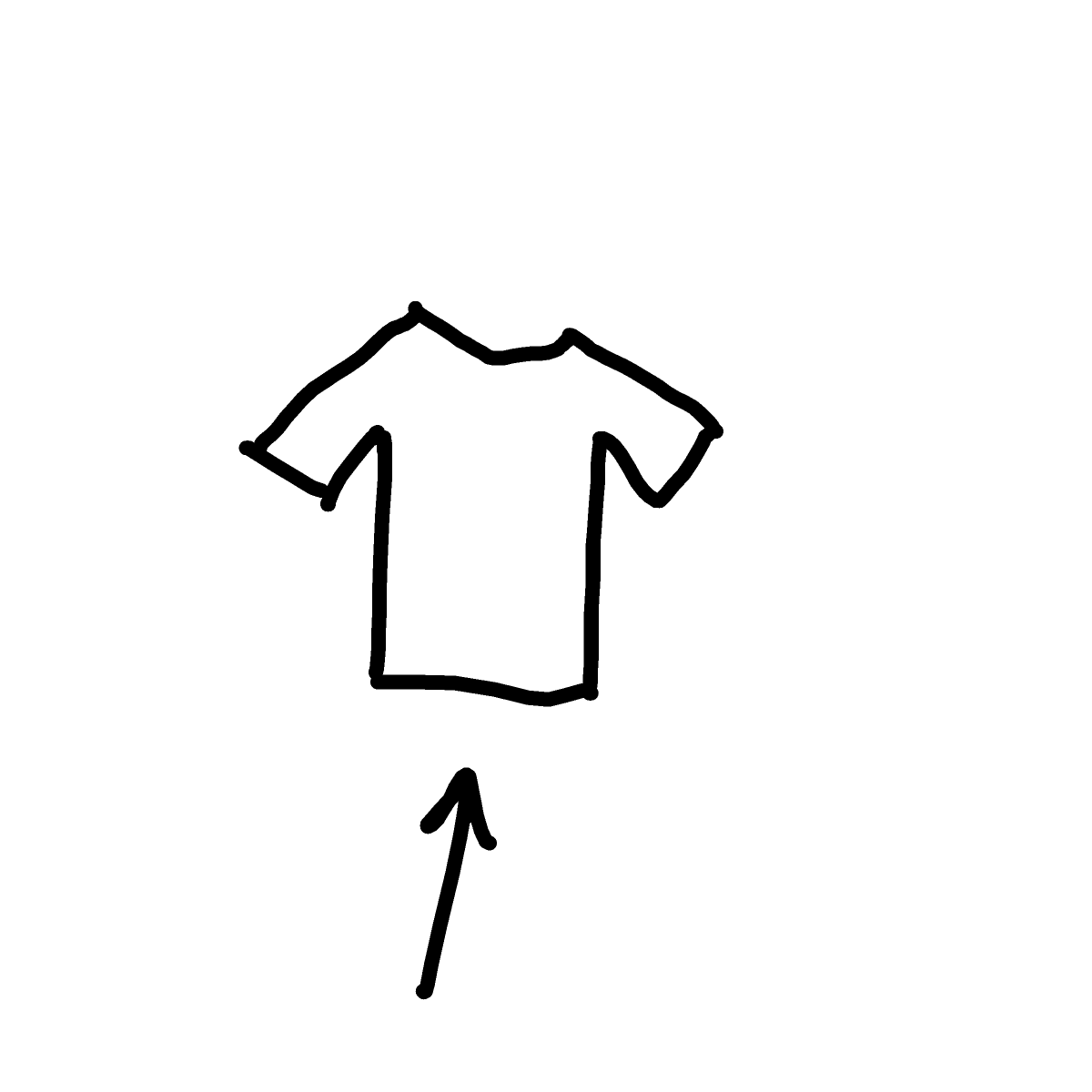 Shirt drawing by jjmendezc