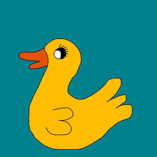 Rubber Duck drawing by krissywissy