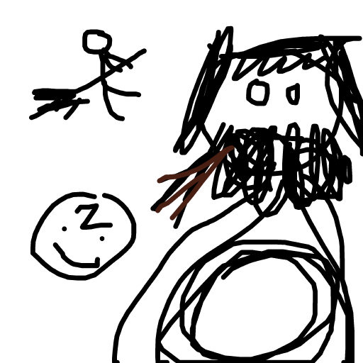 Hagrid drawing by hades