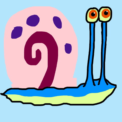 Snail drawing by ms lady