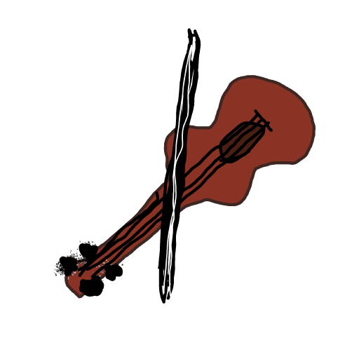 Violin drawing by Toni27