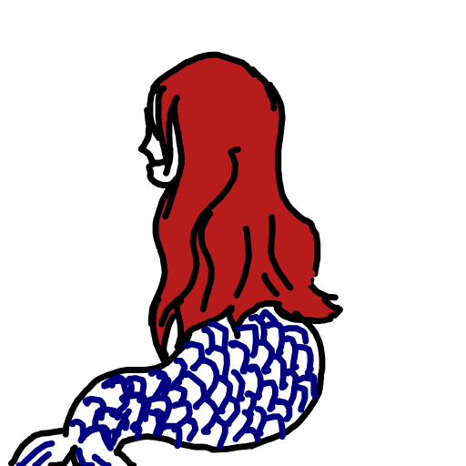 Mermaid drawing by doublem